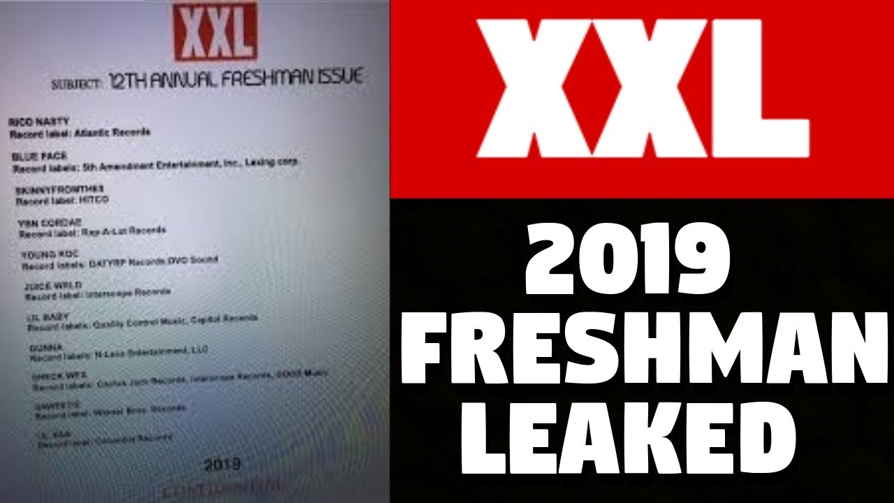 Xxl Freshman 2019